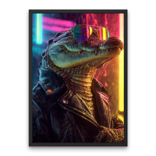 Retro Allstars "Johnny Croc" Poster