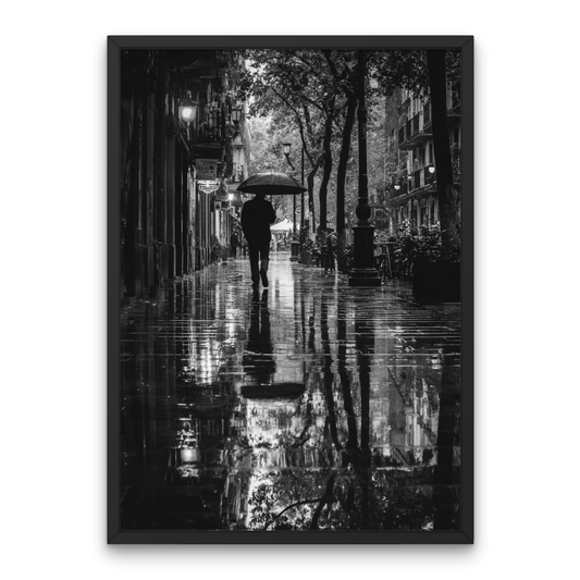 Rainy Day Solitude Poster