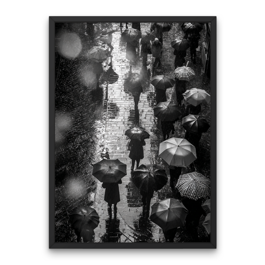 Umbrella Mosaic Poster