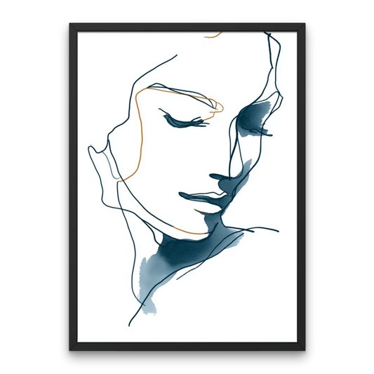 Hidden Smile Minimalistic Poster