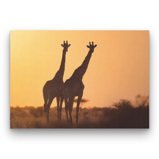 Savanna Companions Leinwandbild