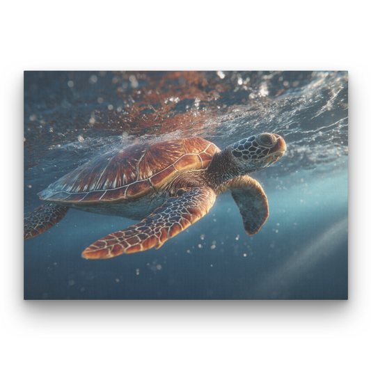 Sea Turtle Leinwandbild