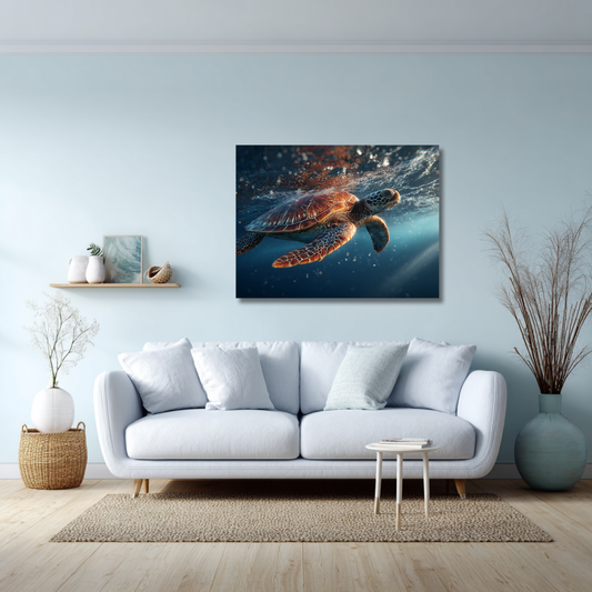 Sea Turtle Leinwandbild